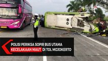 Polisi Periksa Sopir Utama Bus Wisata Kecelakaan Maut  di Tol Mojokerto