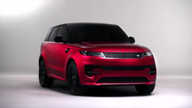 2023 Range Rover Sport Exterior Design in Red