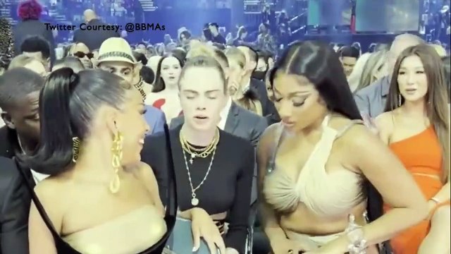 Cara Delevingne Annoys Megan Thee Stallion At 2022 BBMAs