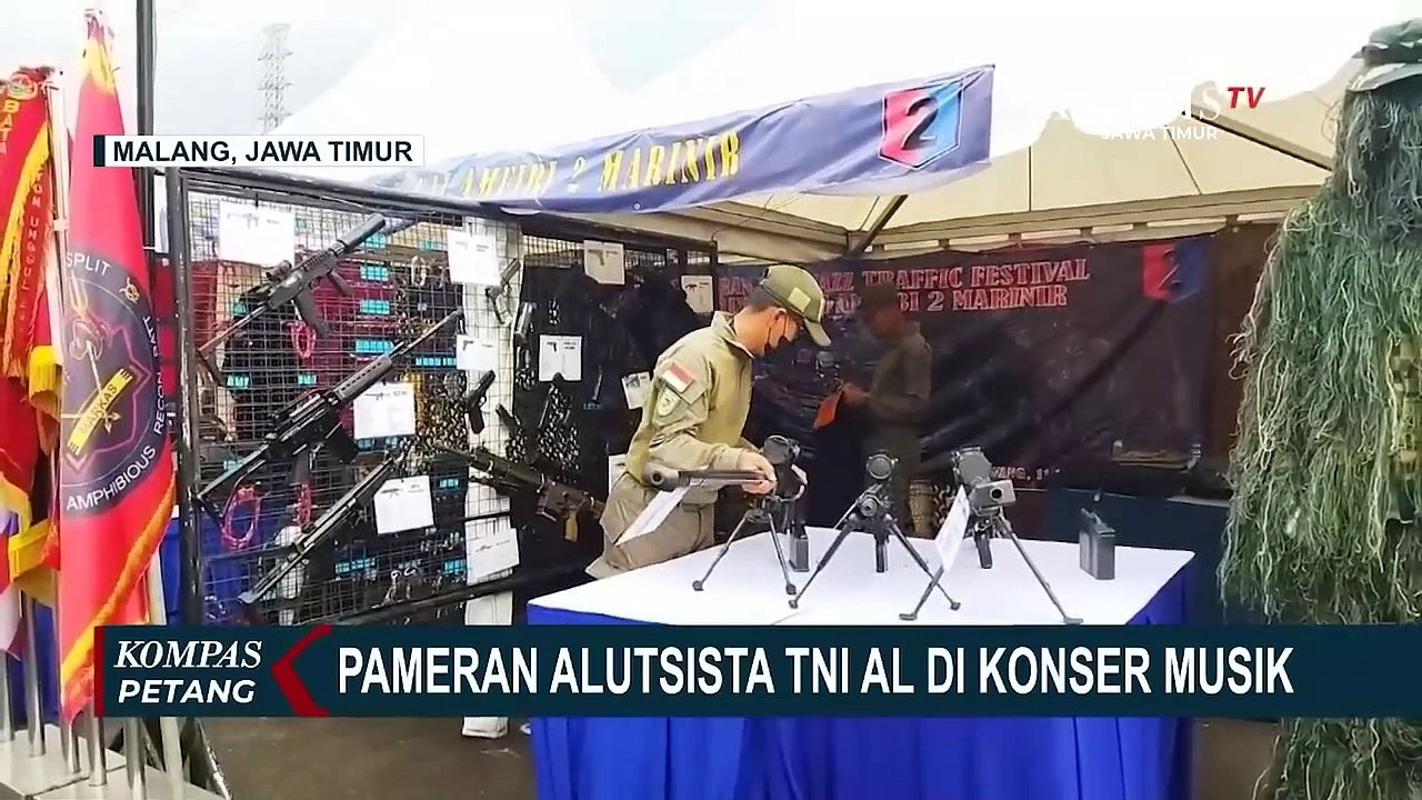 Rudal Hingga Kendaraan Tempur Milik TNI AL Dipamerkan di Navy Jazz Traffic 2022