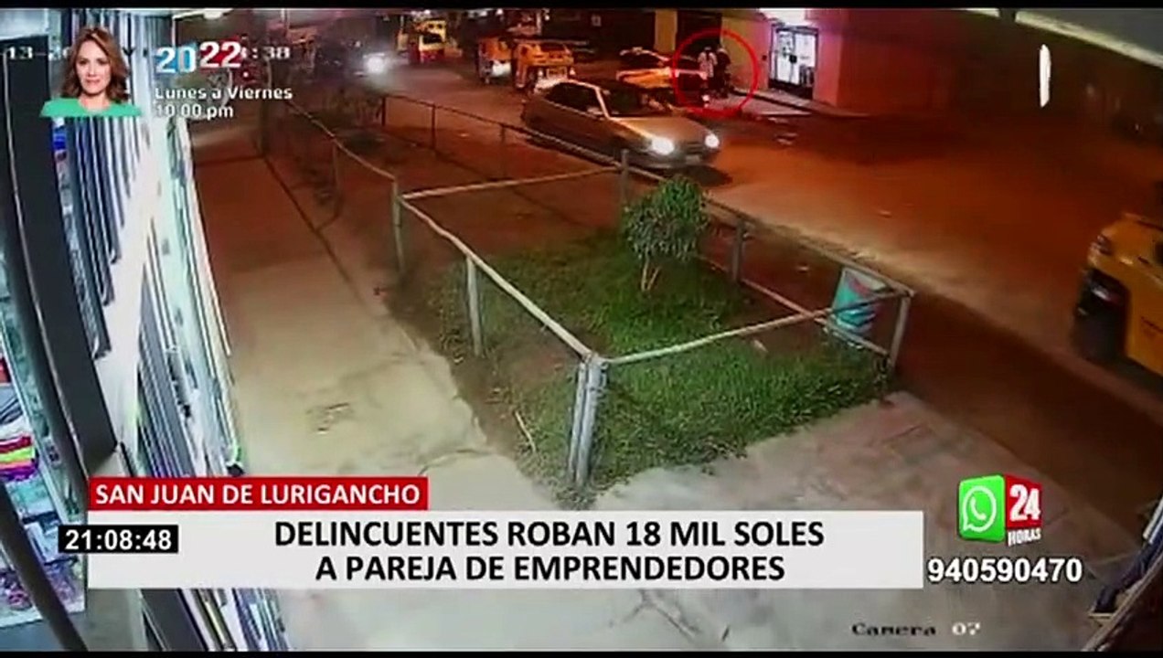 SJM: llegan a hacer depósito y delincuentes le roban a pareja de emprendedores 18 mil soles