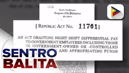 Pagbuo ng IRR sa batas para sa night shift differential pay ng gov’t employees, sisimulan na, ayon sa CSC