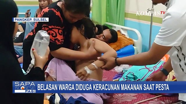 Keracunan Massal! 17 Orang Warga Bontoa Dirawat Usai Santap Hidangan di Pesta Pernikahan