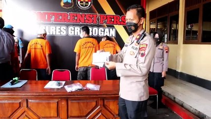 Polres Grobogan Ringkus Empat Orang Penyalahgunaan Narkoba