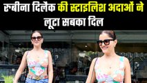 Rubina Dilaik's Gorgeous Look Snapped At Farmer's Cafe In Bandra