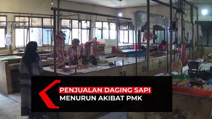 Video herunterladen: Penjualan Daging Sapi Menurun Akibat Wabah PMK