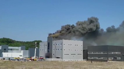 대전 공장 화재 1시간 만에 진화..."옥상에서 시작" / YTN