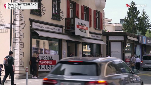 В Давосе открылся Российский дом военных преступлений