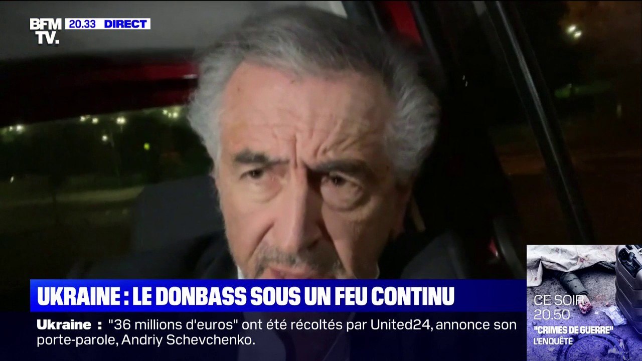Bernard-Henri Levy: "Les troupes ukrainiennes sont debout, vaillantes et ont un moral d'acier"