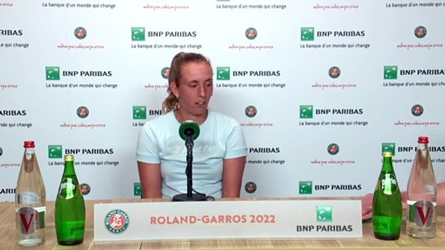 Roland-Garros 2022 - Elise Mertens : Je suis heureuse, parce que ça donne de l'énergie et moi je reste avec mon énergie