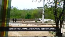 teleSUR Noticias 15:30 22-05: Indepaz denuncia nueva masacre en Colombia