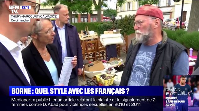 Législatives: des habitants interpellent Élisabeth Borne, en campagne dans le Calvados