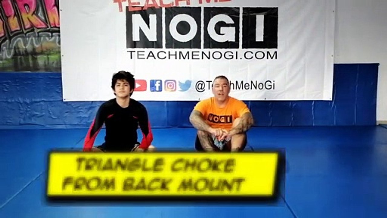 Triangle Choke from Back Mount - BJJ Fundamentals