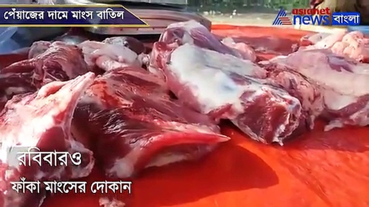 Customers are not buying meat after knowing the high price of onions