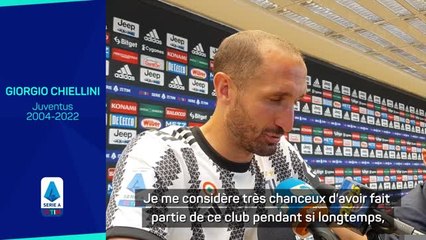Juventus - Chiellini : “J'ai reçu plus que je n'aurais jamais pu donner à ce club”