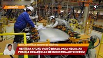 Herrera Ahuad visitó Brasil para negociar posible desarrollo de industria automotriz en Misiones