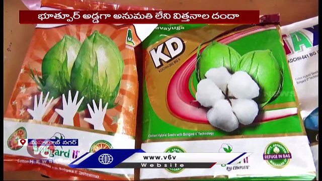 Fake Cotton Seeds Business In Gadwal, Ghattu And Maldakal Towns _ Mahabubnagar District _ V6 News