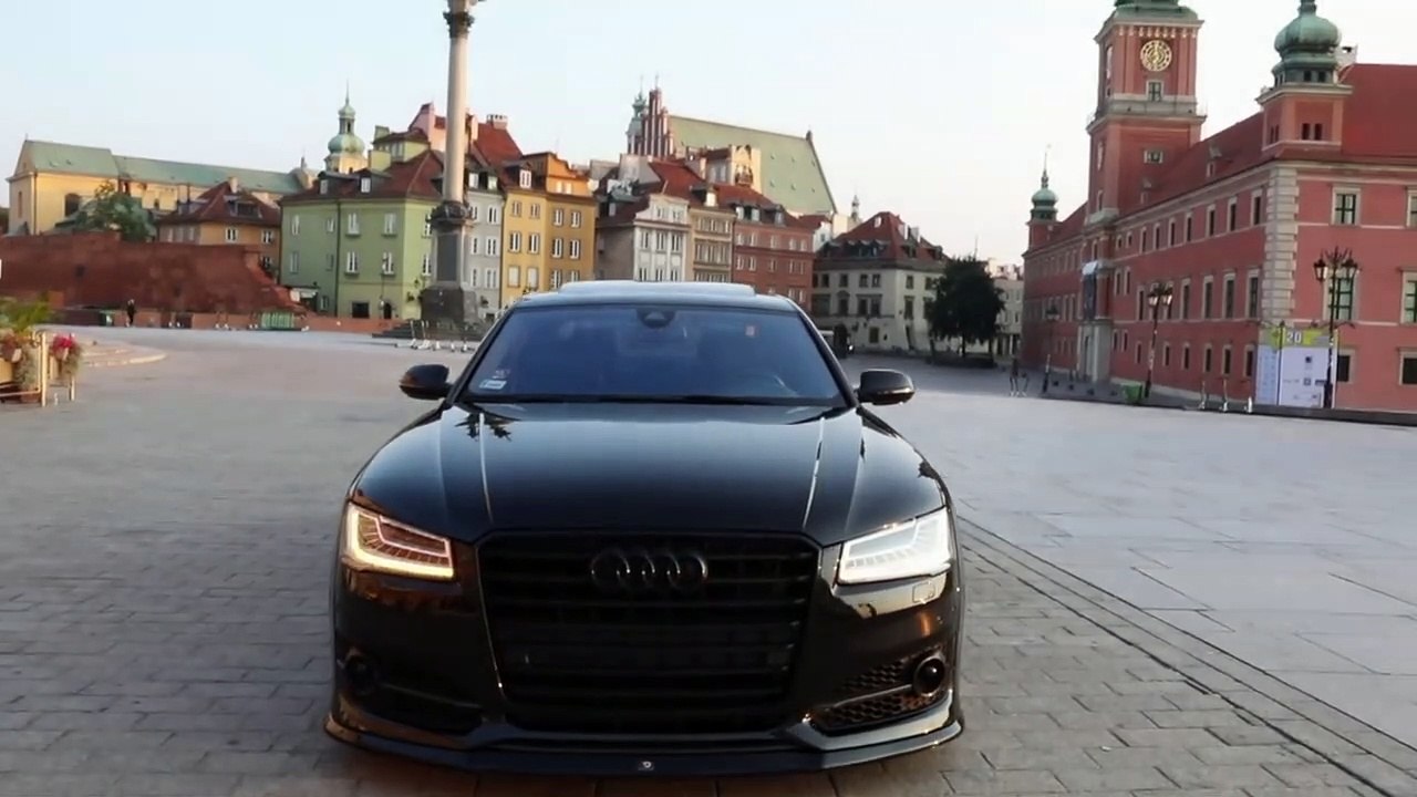 INSANE! 1000NM AUDI S8 (D4) PLUS - WHEELSPIN ON ALL FOUR! Murdered out, Special wheels & Bodykit
