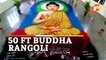 Gautam Buddha's 50-Feet Rangoli Painted By Nashik Painter On Buddha Purnima | OTV News