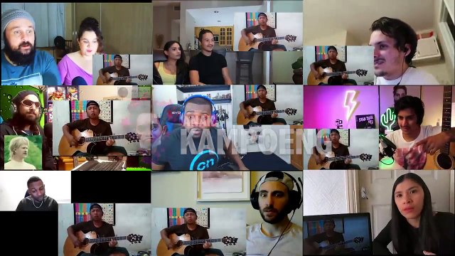 Alip ba ta cover lagu TOXICITY SYSTEM A OF DOWN Reaksi orang barat terkejut alip BERNYANYI