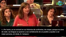 El líder de Vox en Baleares exige a Armengol que imparta el 25% de las asignaturas en castellano
