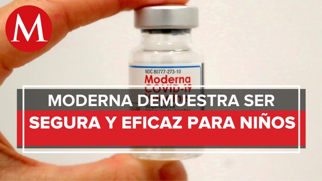 Vacuna contra covid de Moderna, segura y eficaz para niños: estudio