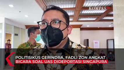 Tegas! Fadli Zon: UAS WNI Terhormat, Tak Pantas Singapura Melakukan Hal Itu