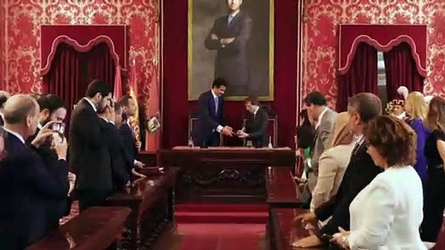 El emir de Qatar vive una intensa primera jornada en España