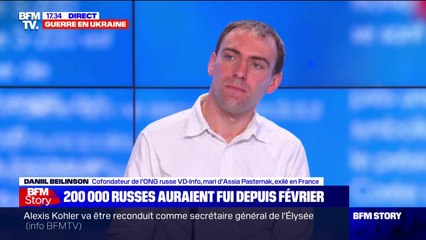 Daniil Beilinson, Russe exilé en France: "Je pense que tous les Russes ne soutiennent pas cette guerre"