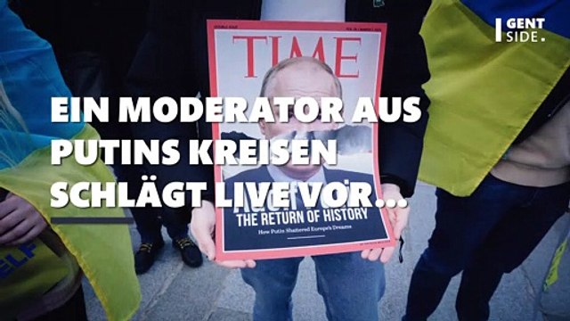 Ein Moderator aus Putins Kreisen schlägt live vor, Atomwaffen gegen zwei europäische Länder einzusetzen