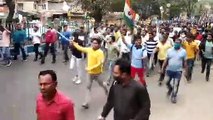 TMC rally from Jadavpur to Jadubabur Bazar to protest petrol, diesel and cooking gas price hike spb