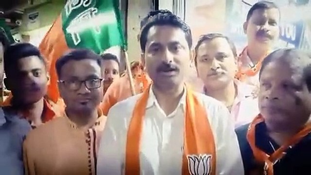 BJP candidate Saumyarup Mandal start campaiging in Islampur Assembly constituency spb