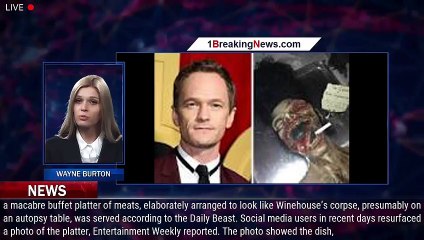 Neil Patrick Harris finally sorry for Amy Winehouse Halloween meat platter, mocking her death - 1bre