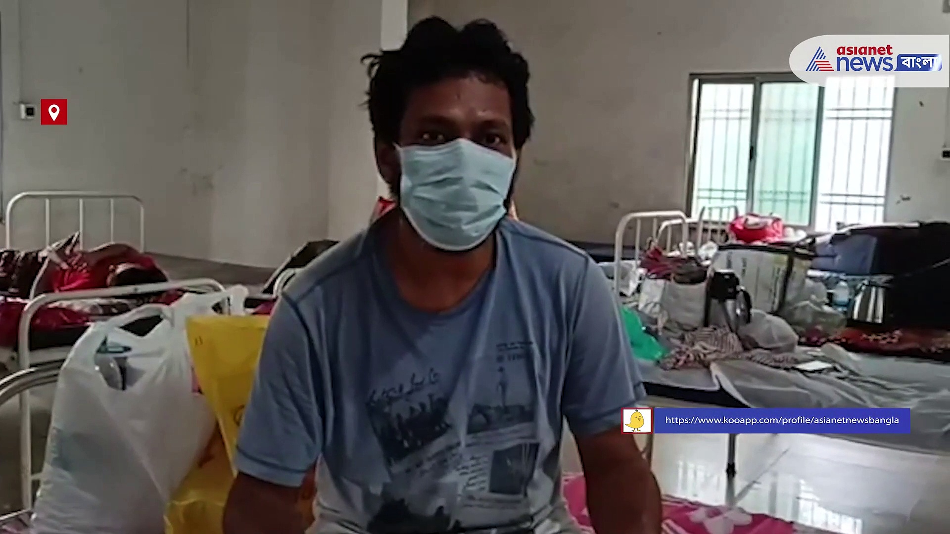 করোনা আক্রান্ত হয়েও থামেনি ছবি আঁকা, হাসপাতালে বসেই ছবি আঁকছেন করোনা রোগী,