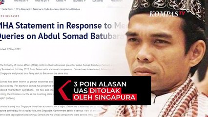 3 Poin Singapura Tolak UAS: Dikenal Sebagai Penceramah Ekstremis dan Mengajarkan Segregasi