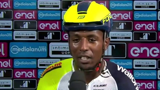 Tour d'Italie 2022 - Biniam Girmay : I realize I’m making history but it’s thanks to my team and my family. I’m really grateful to them