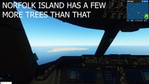 Landing at Norfolk Island | Microsoft Flight Simulator