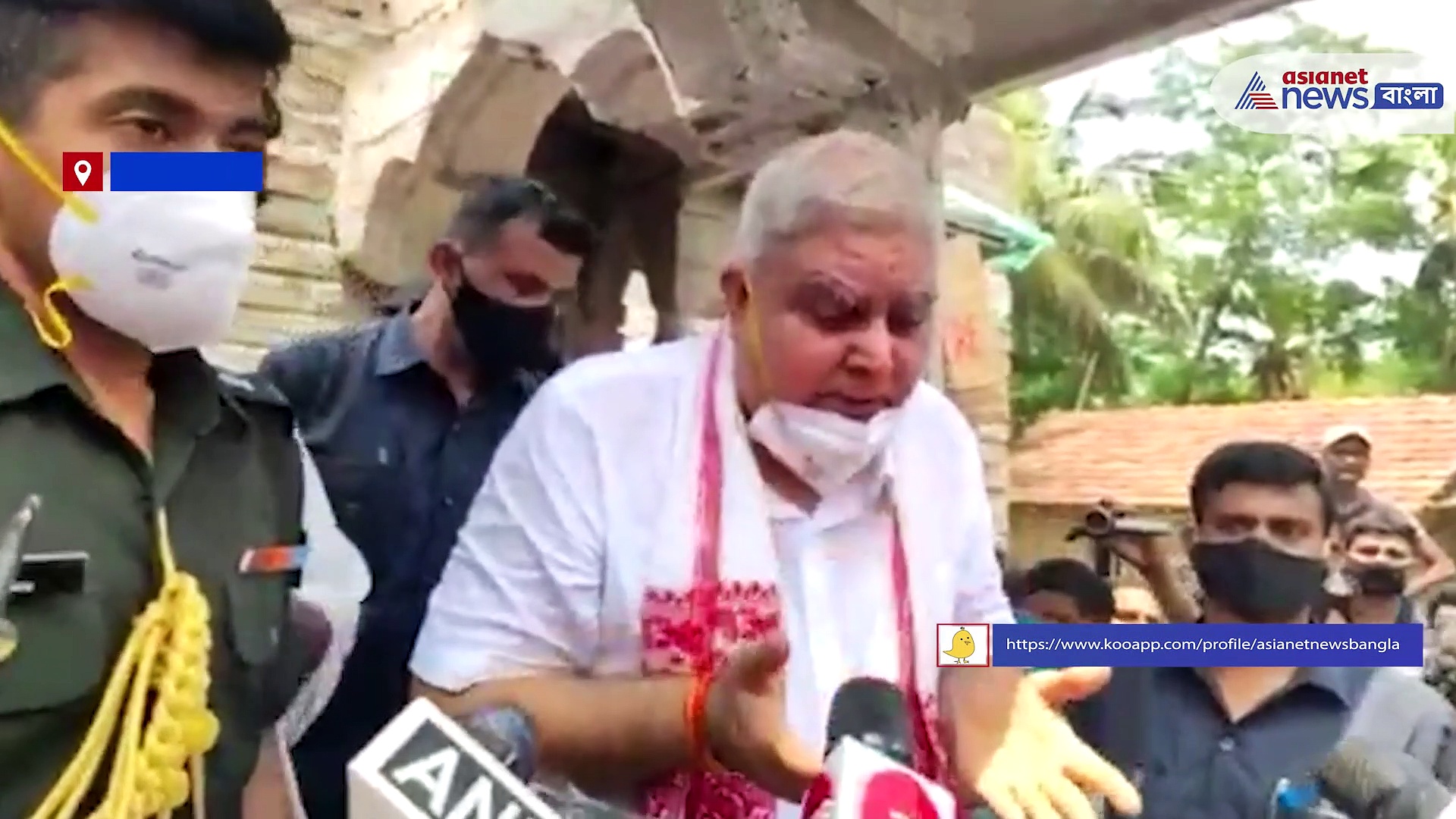 নন্দীগ্রামের মানুষের দুর্দশা দেখে কান্নায় ভেঙে পড়লেন রাজ্যপাল