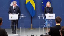 İsveç Başbakanı ve Finlandiya Cumhurbaşkanı kameraların karşısına geçti: Erdoğan'dan görüşme talep ettik