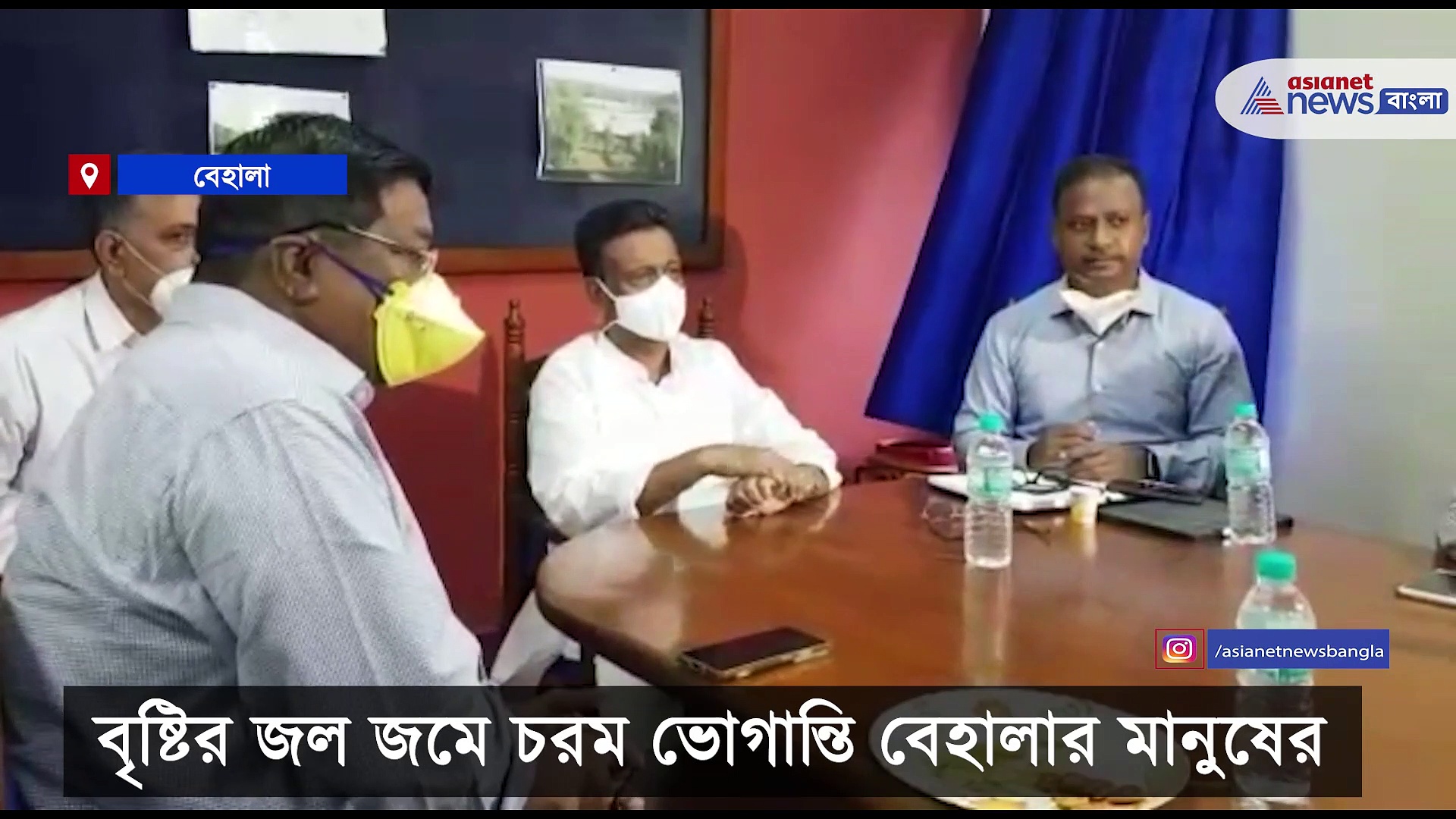 জল জমে প্রবল সঙ্কটে বেহালার মানুষ, পাম্পিং স্টেশন  ইঞ্জিনিয়ারদের নিয়ে বৈঠক করলেন ফিরহাদ