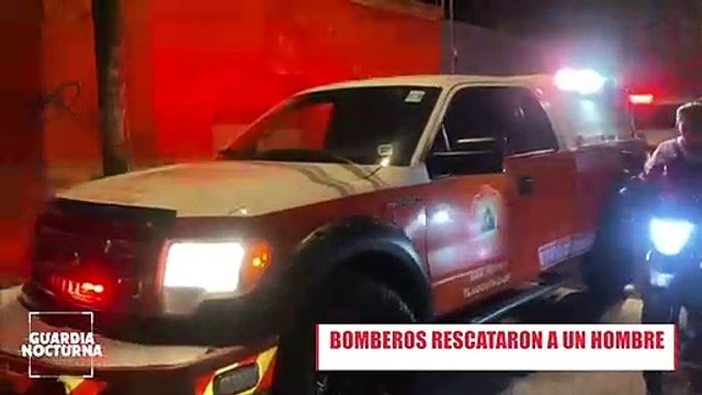 Bomberos de Tlaquepaque rescataron a un hombre que estuvo a punto de morir en un incendio