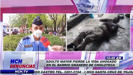 ¡Triste! Ahogado en una pila, hallan a adulto mayor en Choluteca