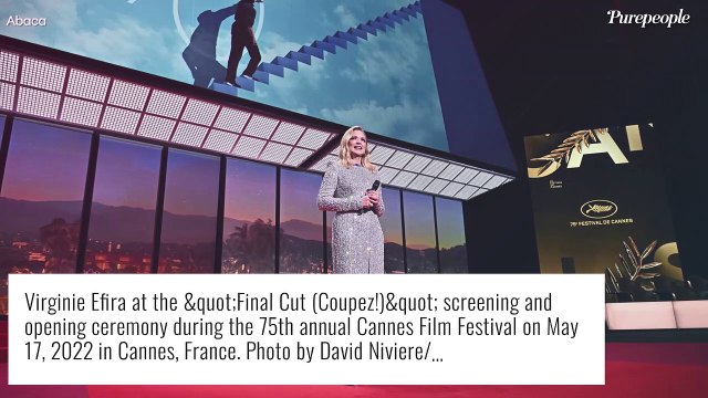 Festival de Cannes 2022 : Virginie Efira sublime en robe étincelante, la maîtresse de cérémonie impressionne !