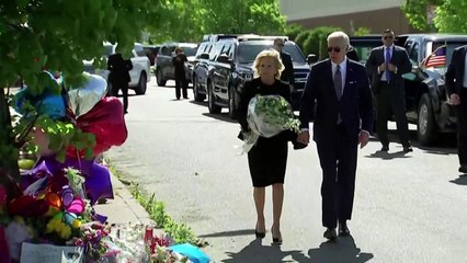 بايدن يقدم تعازيه بضحايا الهجوم العنصري في بافالو