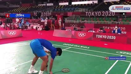 Sai Praneeth - P V Sindhu on the pitch for last round of preparation