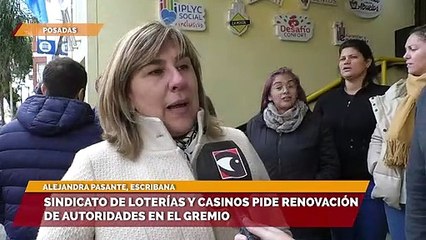 Sindicato de Loterías y Casinos pide renovación de autoridades en el gremio