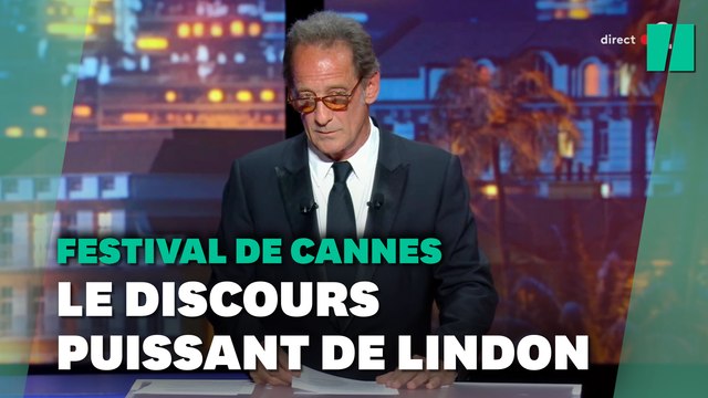 Au Festival de Cannes 2022, le discours d'ouverture de Vincent Lindon
