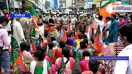 BJP protests in Baruipur