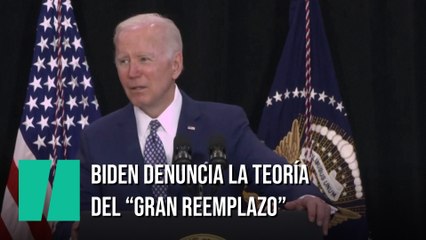 Biden califica el tiroteo de Búfalo de "terrorismo" y condena la teoría del "Gran Remplazo"