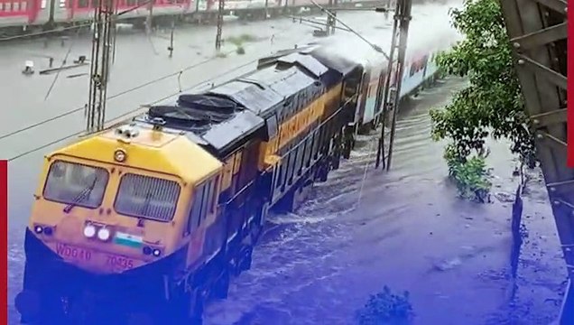Train services interrupted due to waterlogged in Tikiapara carshed